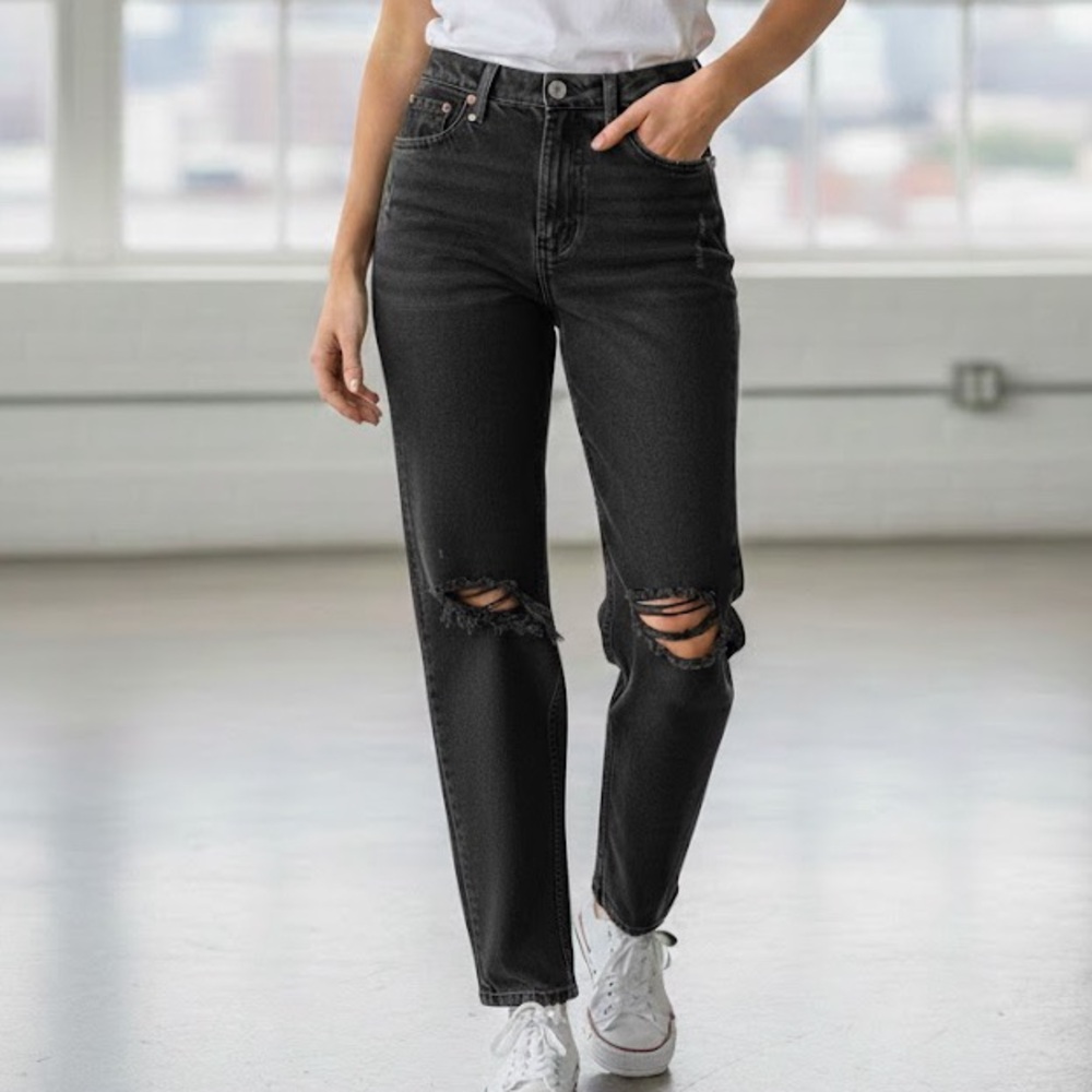 Abercrombie 90s Straight Ultra High Rise Jeans 27